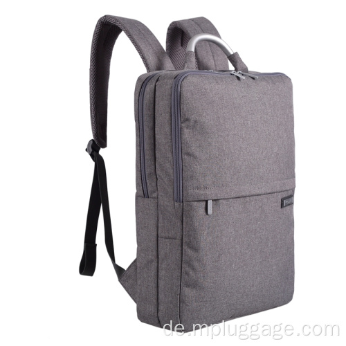 Graue einfache kationische Business -Laptop -Rucksackanpassung